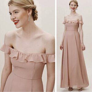 NWT BHLDN Macau Maxi Dress Apricot Light Pink
